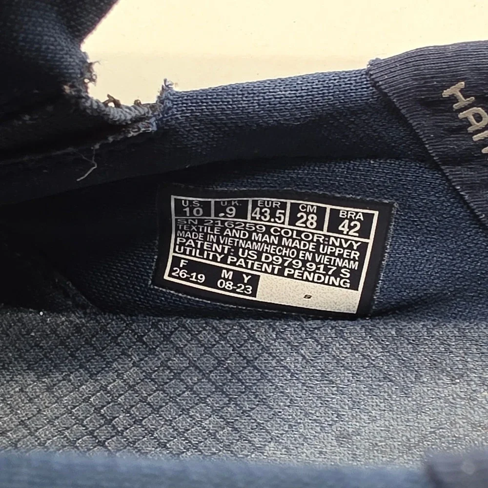Skechers Shoes Mens 10 GoWalk Arch Fit Slip-Ins Navy Walk Hands-Free 216259